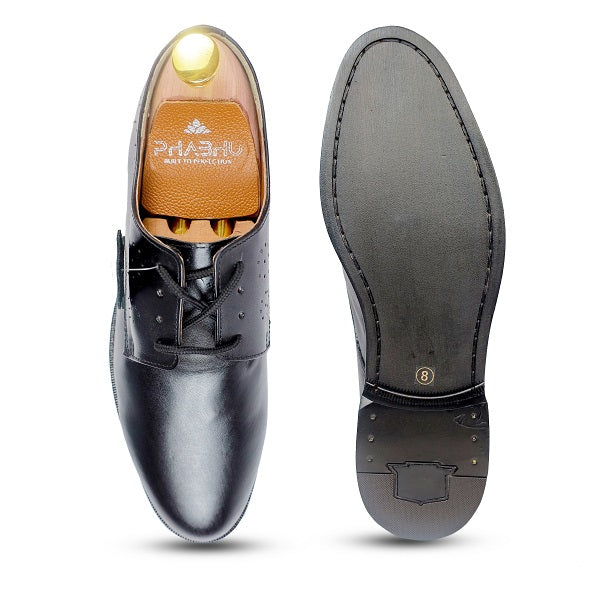 branded italian leather derby shoes for men