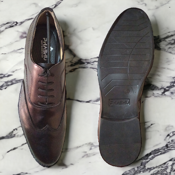 buy Italian Leather Wingtip Oxford Shoe
