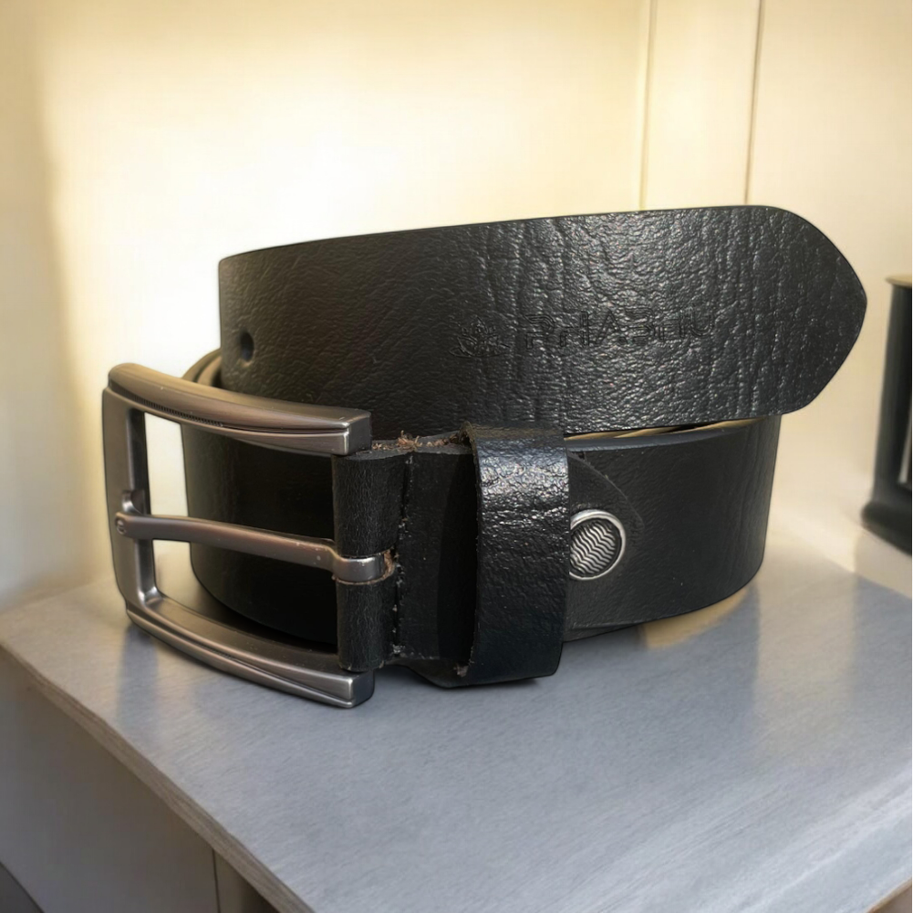 Carloss Black Men Belt