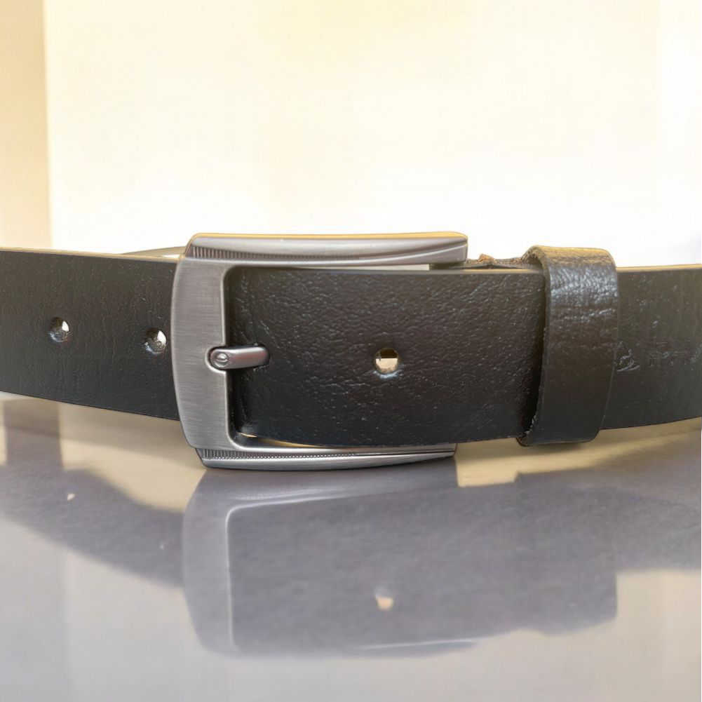 Carloss Black Men Belt