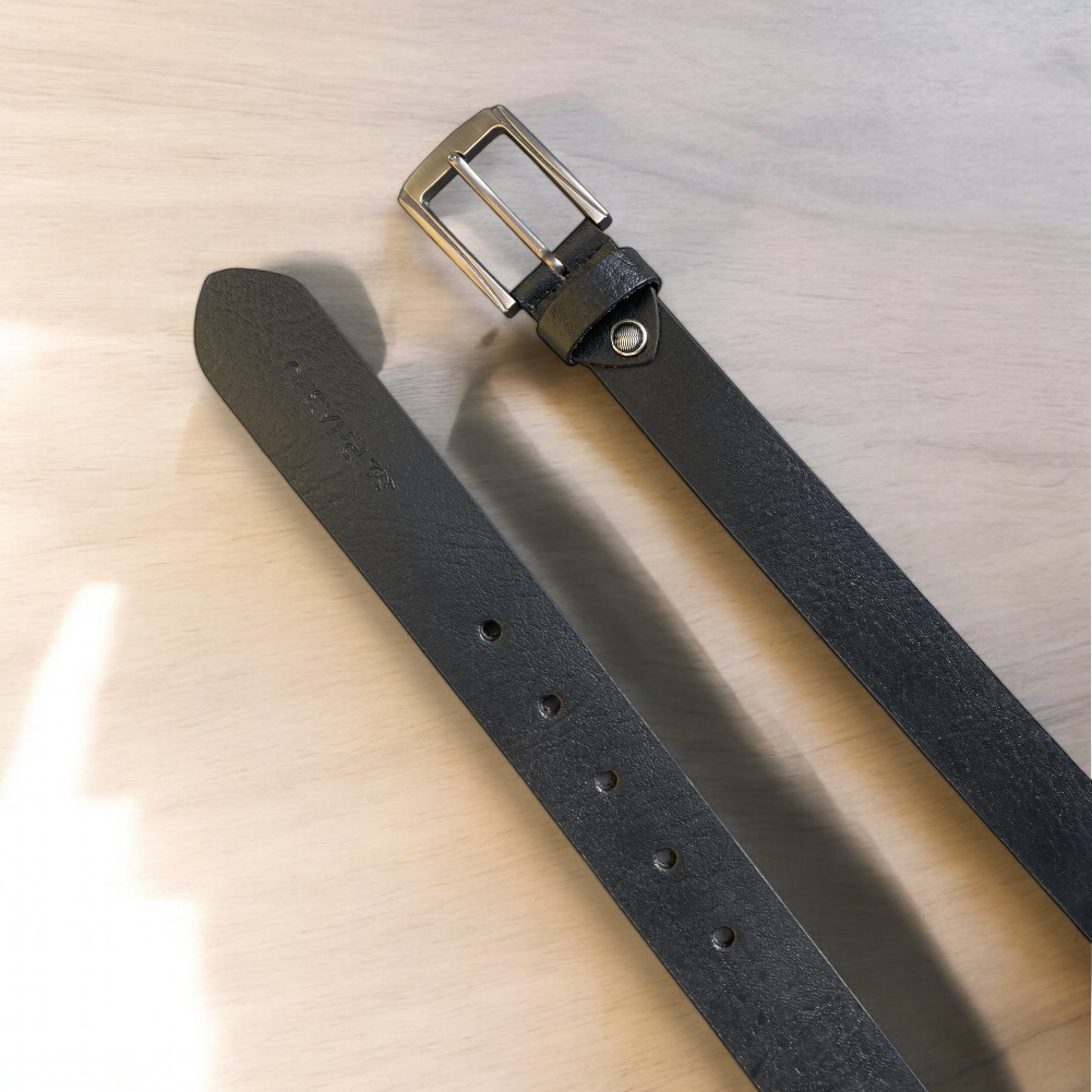 Carloss Black Men Belt