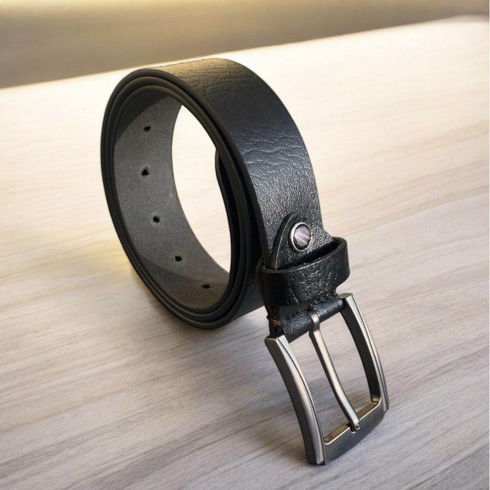 Carloss Black Men Belt