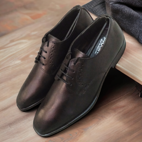 genuine leather derby shoes mens
