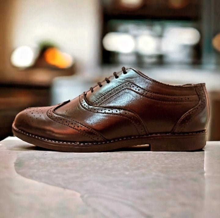 black brogue shoes for men