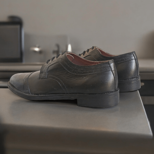 branded leather shoes