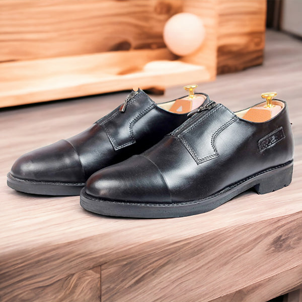italian zipper shoes for men